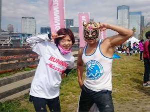吉田香織選手とタイヨーマスク