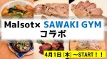 【Malsot×SAWAKI GYMコラボ】4/1～スタート！！