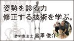 【受付中セミナー情報】1月12日（日）姿勢を診る力・修正する技術を学ぶ